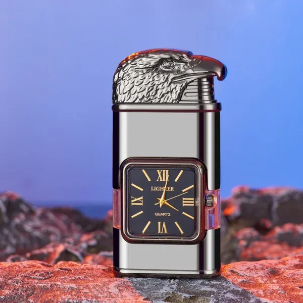🔥49% OFF TODAY🎁Windproof Lighter Vintage Watch Bezel Jet flame Torch-Festivesl