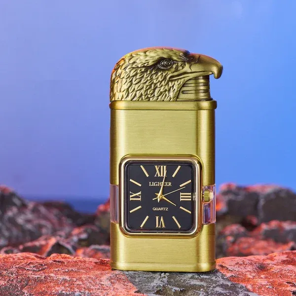 🔥49% OFF TODAY🎁Windproof Lighter Vintage Watch Bezel Jet flame Torch-Festivesl