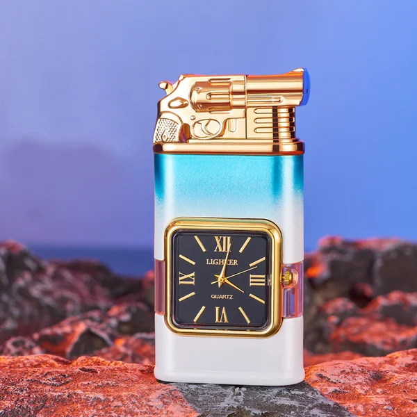 🔥49% OFF TODAY🎁Windproof Lighter Vintage Watch Bezel Jet flame Torch-Festivesl