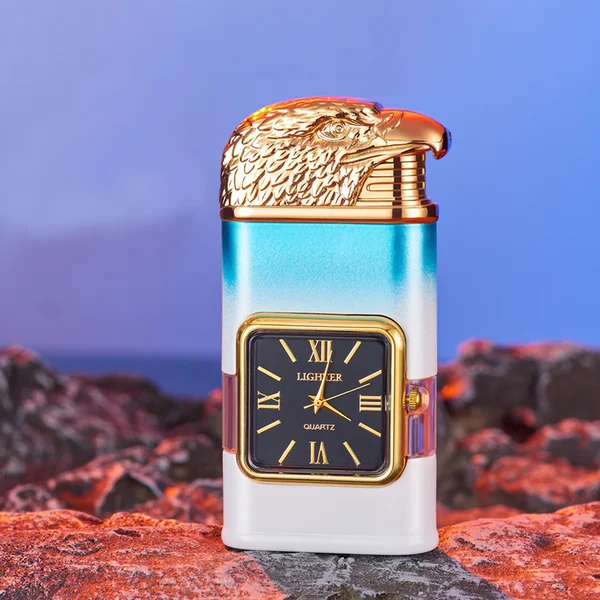 🔥49% OFF TODAY🎁Windproof Lighter Vintage Watch Bezel Jet flame Torch-Festivesl