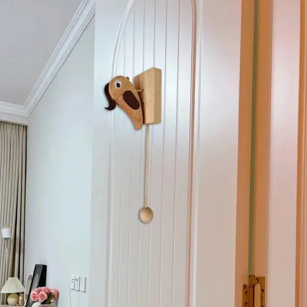 Wooden Handmade Creative Woodpecker Door Bell-Festivesl