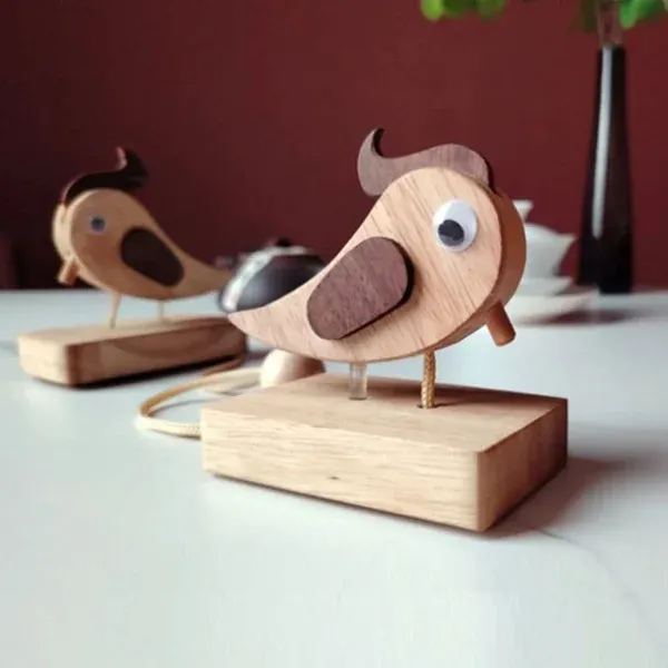 Wooden Handmade Creative Woodpecker Door Bell-Festivesl