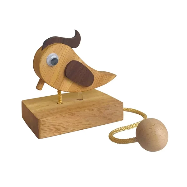 Wooden Handmade Creative Woodpecker Door Bell-Festivesl