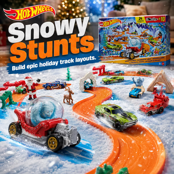⚡Hot Sales 49% OFF🔥 2026 Hot Wheels Holiday Advent Calendar🏎️