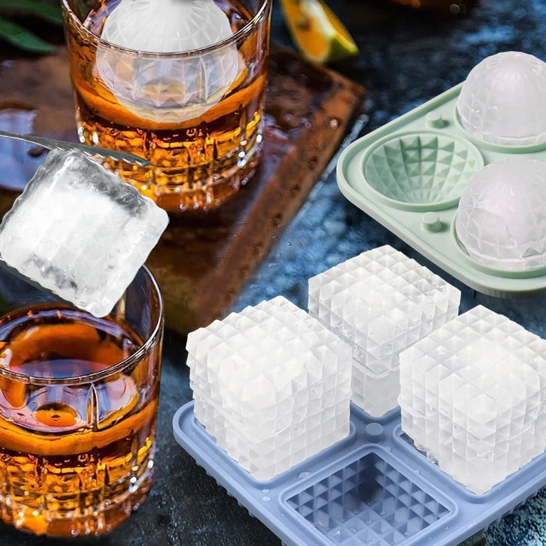 🎁The 3rd one is FREE🧊Silicone Whiskey Ice Cubes Mold-Festivesl