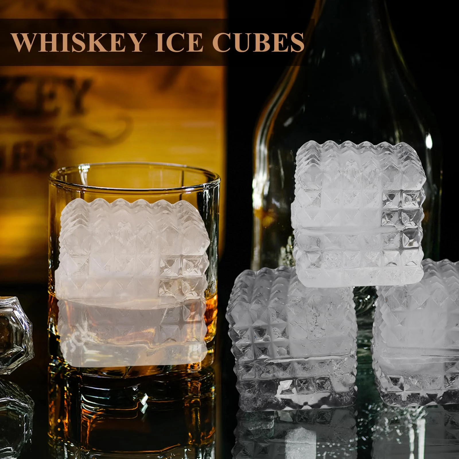 🎁The 3rd one is FREE🧊Silicone Whiskey Ice Cubes Mold-Festivesl