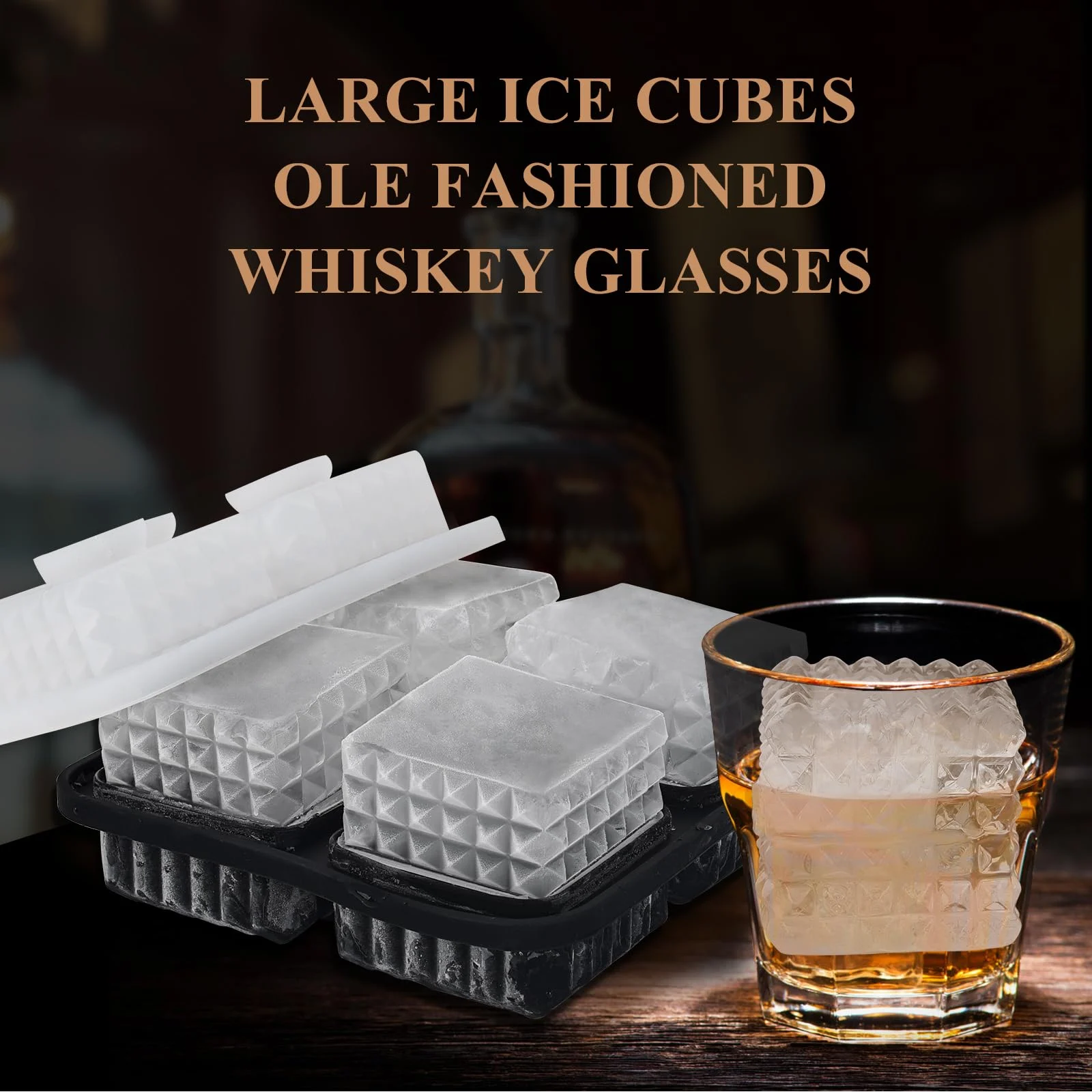🎁The 3rd one is FREE🧊Silicone Whiskey Ice Cubes Mold-Festivesl