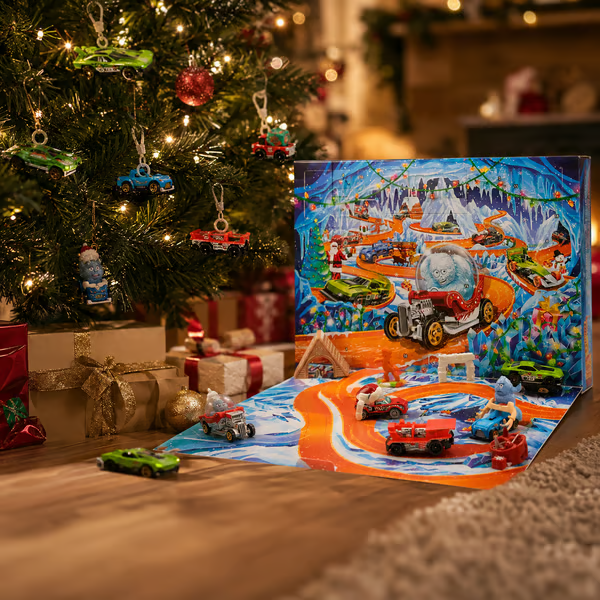 ⚡Hot Sales 49% OFF🔥 2026 Hot Wheels Holiday Advent Calendar🏎️
