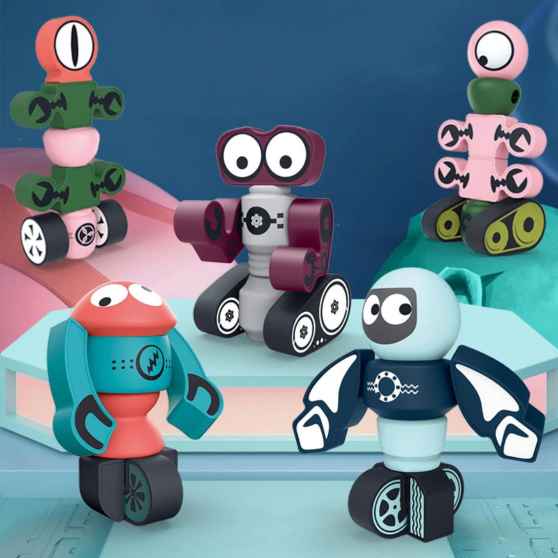 🚀Magnetic model self-assembly puzzle building blocks-Festivesl