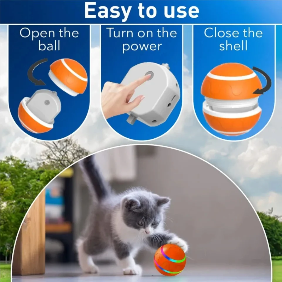 🪀Intelligent interactive pet ball-Festivesl