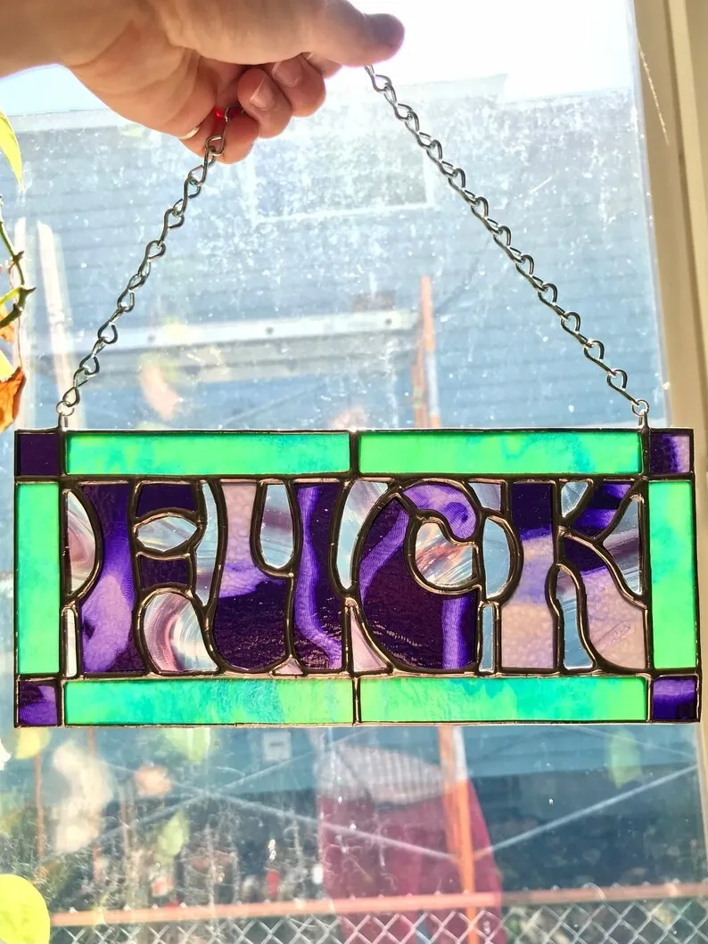 F*CK Suncatcher-Festivesl