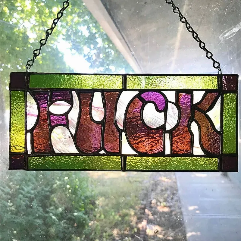 F*CK Suncatcher-Festivesl