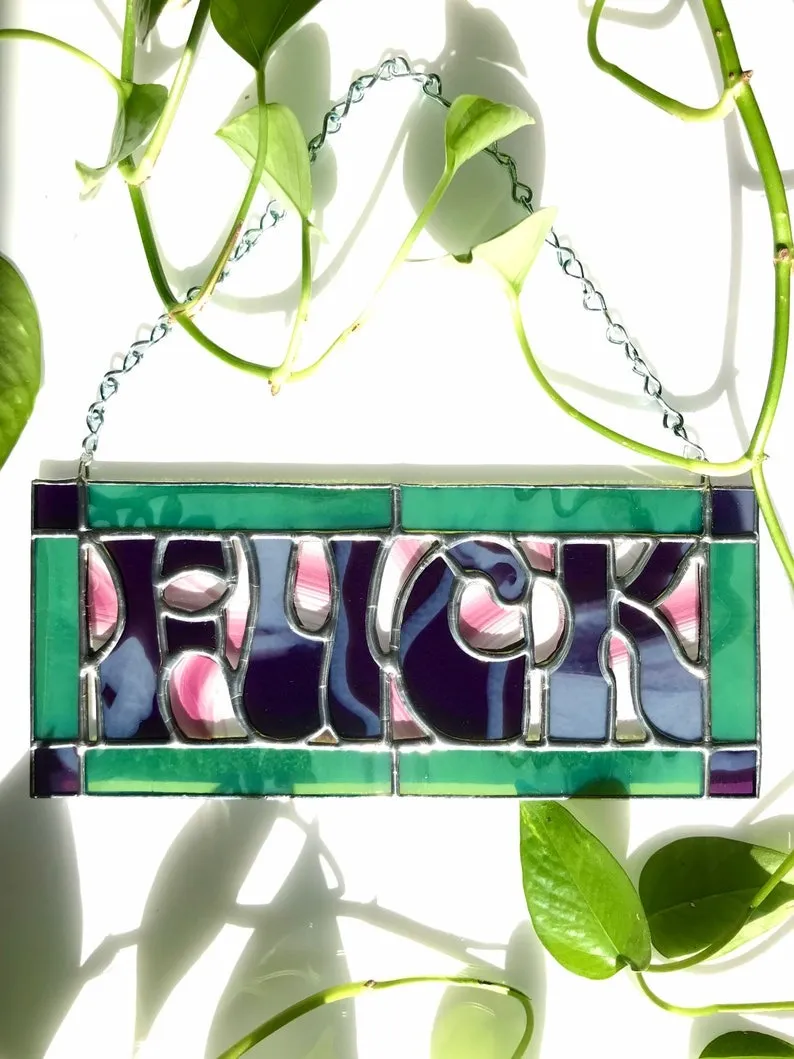 F*CK Suncatcher-Festivesl