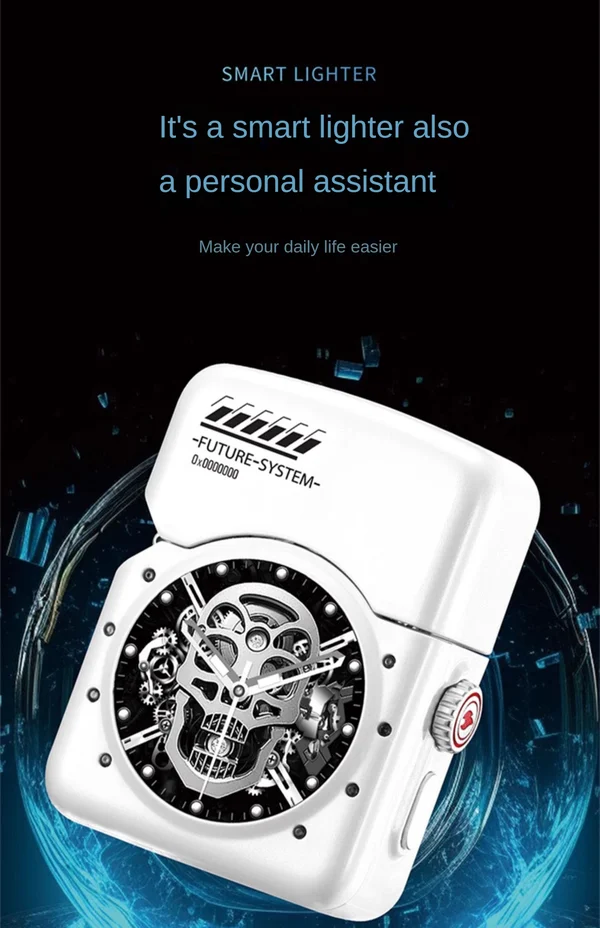 Lighter Genuine Intelligent Creative Touch Screen Intelligent Windproof Kerosene Lighter-Festivesl