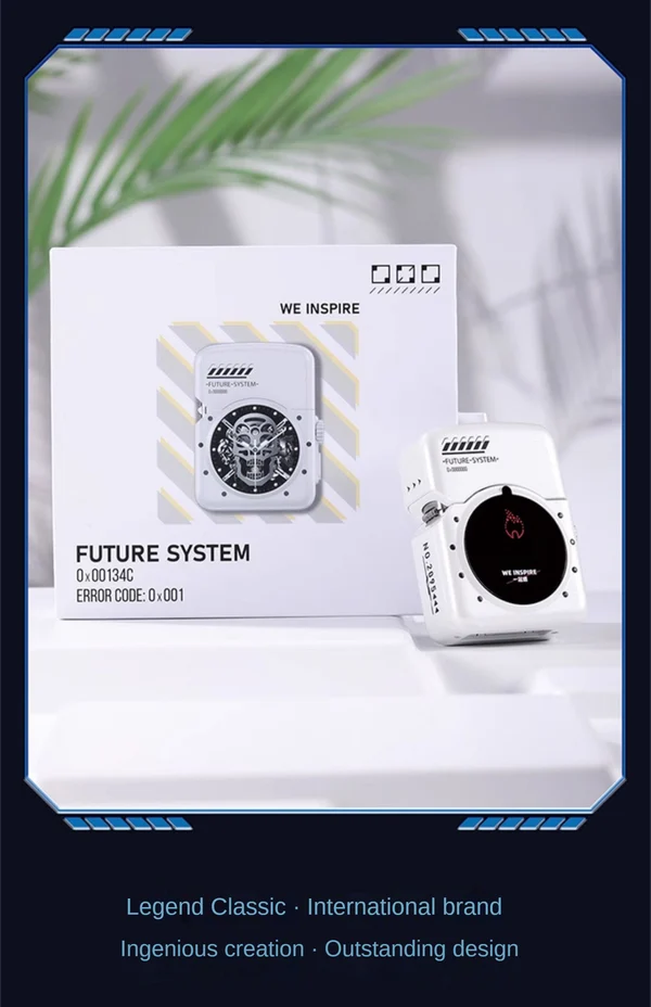 Lighter Genuine Intelligent Creative Touch Screen Intelligent Windproof Kerosene Lighter-Festivesl