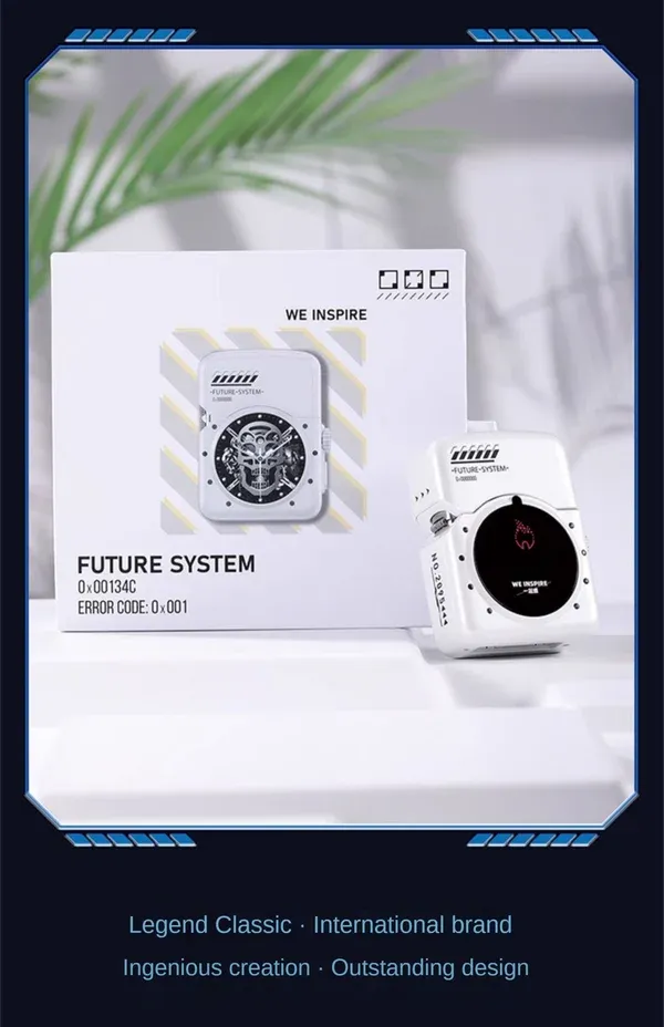 Lighter Genuine Intelligent Creative Touch Screen Intelligent Windproof Kerosene Lighter-Festivesl