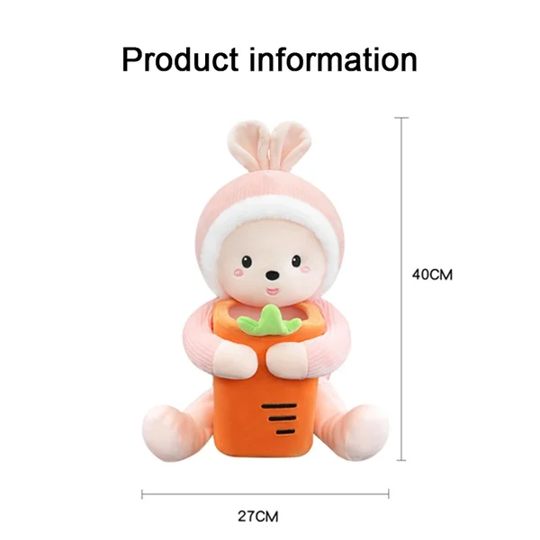💖 Cute Plush Doll Tissue Box-Festivesl