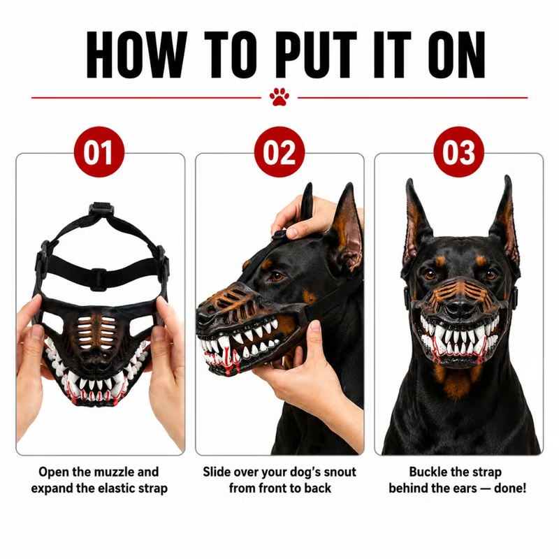 🎃 EARLY HALLOWEEN 49% OFF🔥🐶Hell Hound Monster Muzzle