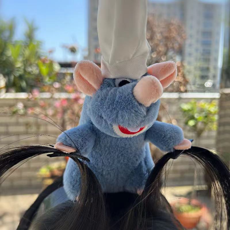 😘Last Day 50% OFF🐭-Chef Ratatouille Hairband Plush