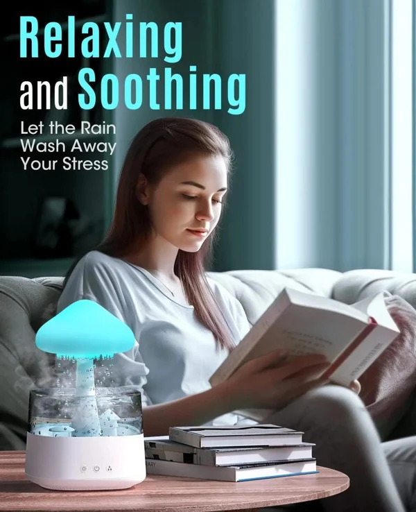 💧Raindrop humidifier/aromatherapy cloud lamp