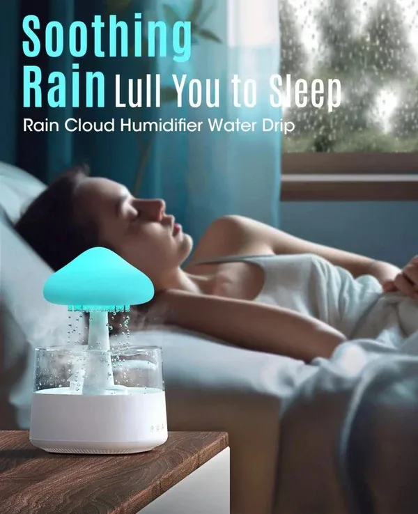 💧Raindrop humidifier/aromatherapy cloud lamp