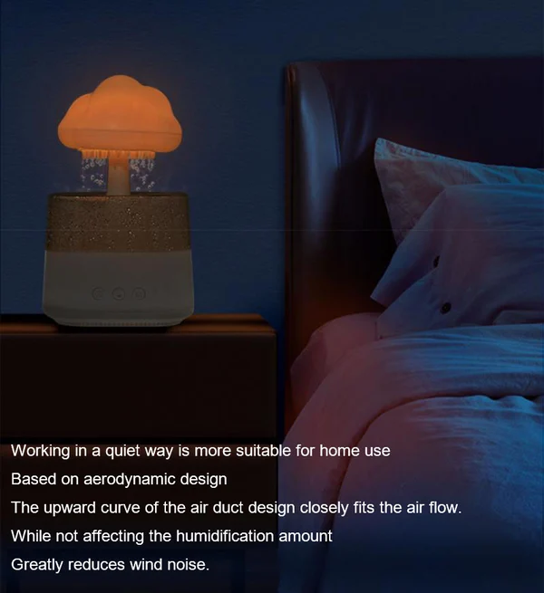 💧Raindrop humidifier/aromatherapy cloud lamp