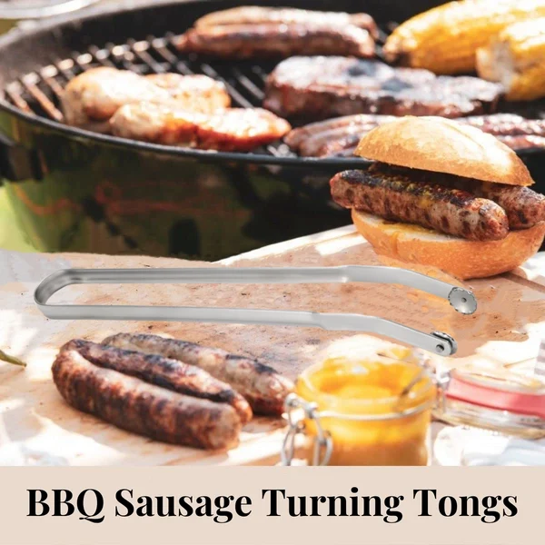 🏆#1 Bestselling-BBQ Sausage Turning Tongs