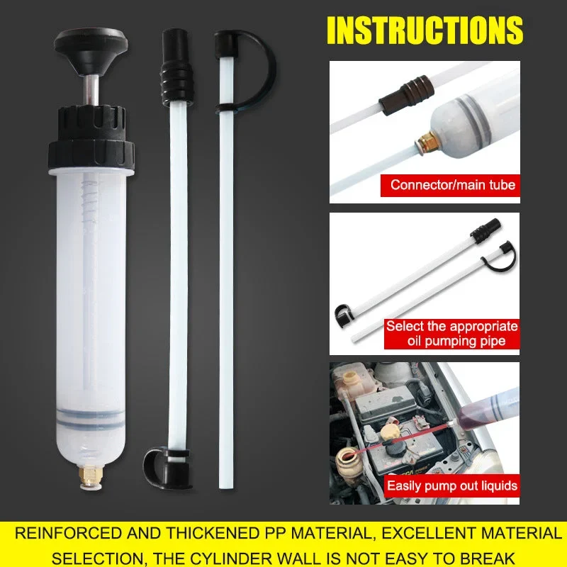 Syringe Type Suction And Injection Dual-purpose Oil Change Tool Manual Oil Filling Device