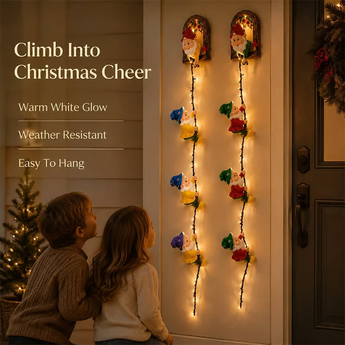 💥 LAST DAY 49% OFF - 🎄 Christmas Gnome String Lights (📦Buy 2 Free Shipping)