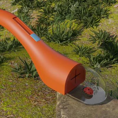 Children's toy insect observation device