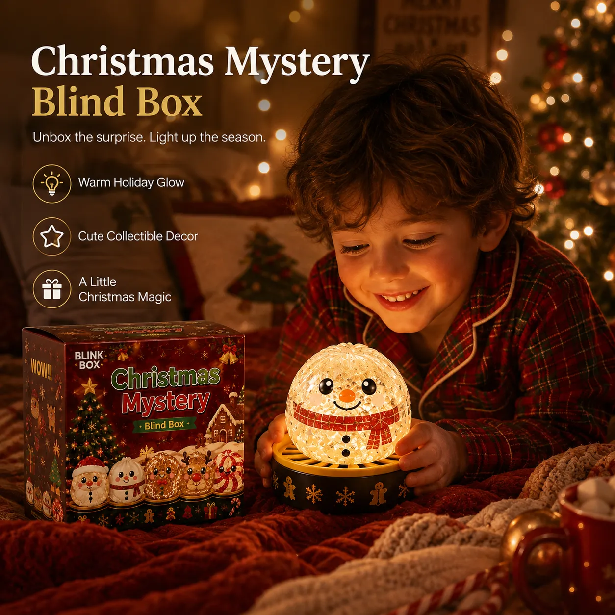 🎄🎅Christmas Squishy Dumplings Mystery Blind Box🎉New Release‑Limited Time Pick‑Your‑Character Sale