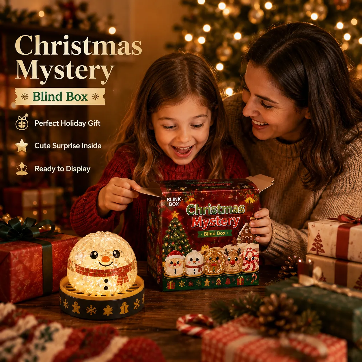 🎄🎅Christmas Squishy Dumplings Mystery Blind Box🎉New Release‑Limited Time Pick‑Your‑Character Sale