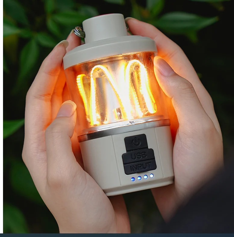 Outdoor Camping Decorative Table Lamp Rechargeable Night Light