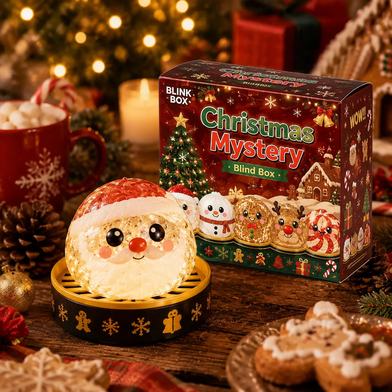 🎄🎅Christmas Squishy Dumplings Mystery Blind Box🎉New Release‑Limited Time Pick‑Your‑Character Sale