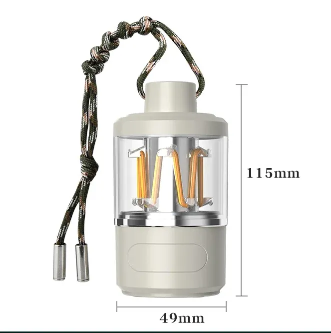 Outdoor Camping Decorative Table Lamp Rechargeable Night Light