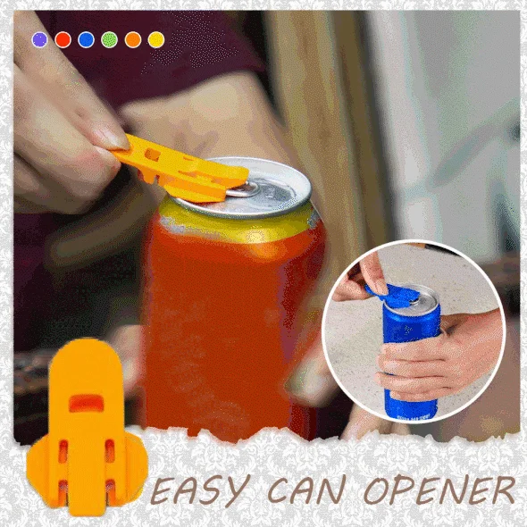 🔥Easy Can Opener,Soda Beer Can Opener & Beverage Can Cover Protector