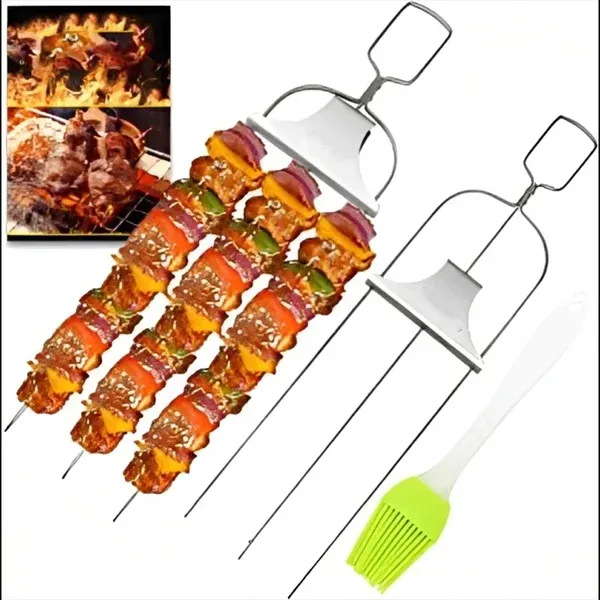 🔥🔥3 Way Grill Skewers - GrillSavant-Festivesl