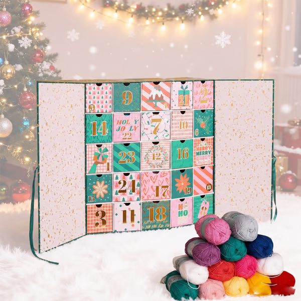 🧶🎄 25 Days of Crochet Magic – Advent Calendar 2026 with Yarn, Tools & Creative Surprises (🔥Same as in the video)