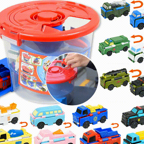 🔥🔥🔥2024 New Transformation Car Track Set Slide Bucket-Festivesl