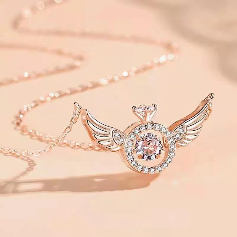 🔥Hot sale 49% OFF🔥Angel Wings Necklace-Festivesl