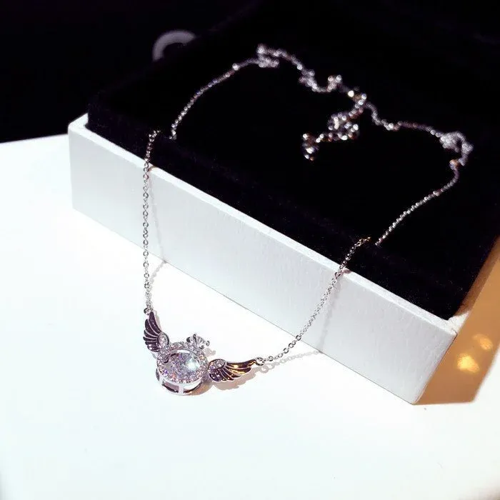 🔥Hot sale 49% OFF🔥Angel Wings Necklace-Festivesl