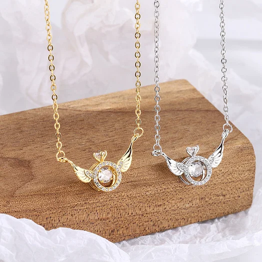 🔥Hot sale 49% OFF🔥Angel Wings Necklace-Festivesl