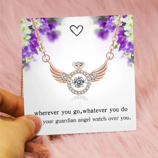 🔥Hot sale 49% OFF🔥Angel Wings Necklace-Festivesl