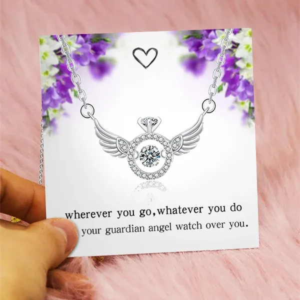 🔥Hot sale 49% OFF🔥Angel Wings Necklace-Festivesl