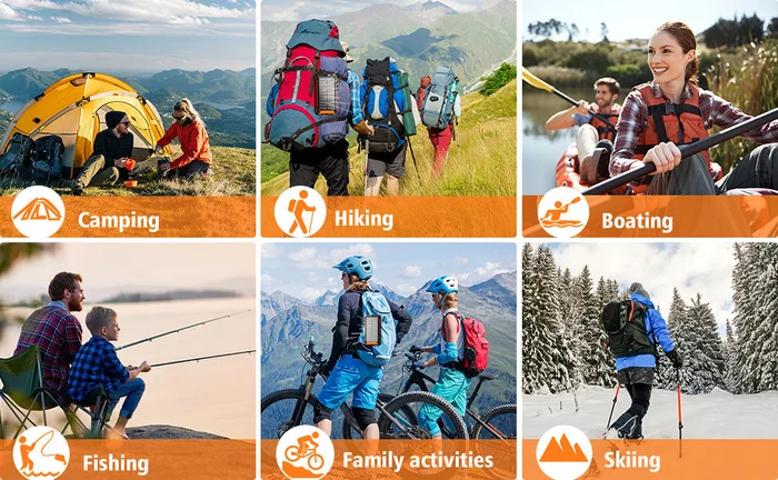 🔥49% OFF TODAY - Wireless Charger Solar Power Bank Built-in Cables Waterproof/Shockproof-Festivesl