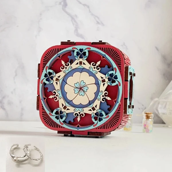 Wooden 3D puzzle DIY surprise 🎶🎶music box🎶