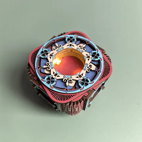 Wooden 3D puzzle DIY surprise 🎶🎶music box🎶