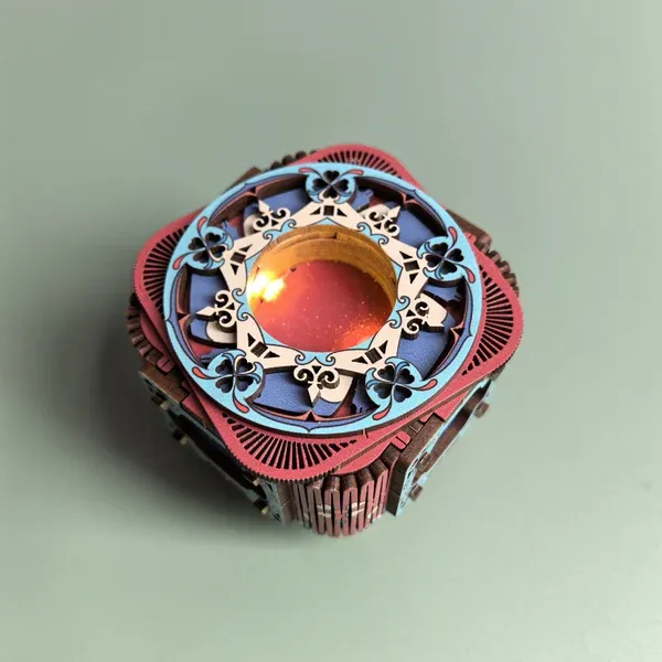 Wooden 3D puzzle DIY surprise 🎶🎶music box🎶