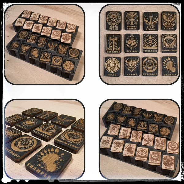 Tabletop Card Game Ability Tracking Counters🔥BUY 2 FREE SHIPPING