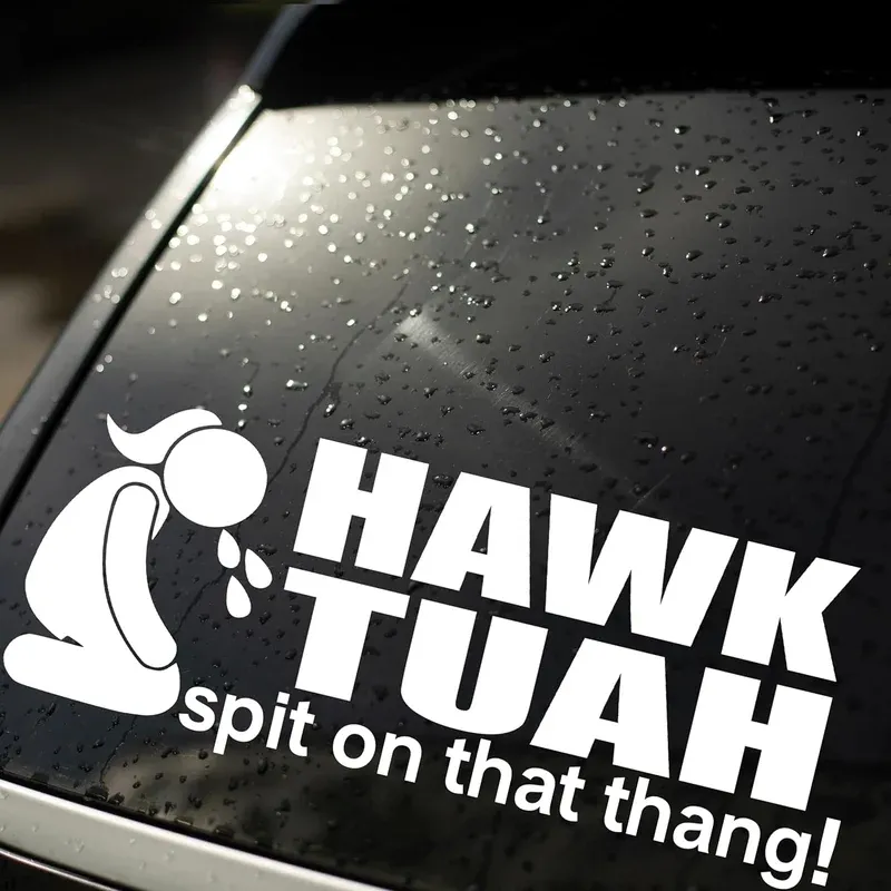 🤣Hawk Tuah Sticker | Spit on That Thang Car
